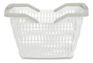Kit Com 2 Cestas Plastica Com Alças 12 L - Várias Cores