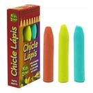 Kit com 2 Chicle Lápis Goma De Mascar Tutti Frutti Kids Zone