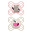 Kit com 2 Chupetas Perfect Start Mam 0-2m Tam1 Rosa CH70122