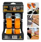 Kit com 2 Cintas de Amarração de Carga Resistente ate 250kg 2,5m cada