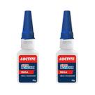 Kit com 2 Colas instantânea Loctite Super Bonder Mega 20g Kit com 2 Colas instantânea Loctite Super Bonder Mega 20g