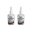 Kit Com 2 Colas Moveleiro Tekbond 100g Adesivo Instantâneo Branco Kit Com 2 Colas Moveleiro Tekbond 100g Adesivo Instantâneo Branco