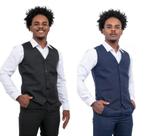 Kit Com 2 Coletes Social Masculino Diversos Tamanhos Pronta Entrega
