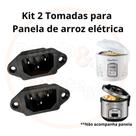Kit com 2 Conectores tomada para panela de arroz e de pressão elétrica