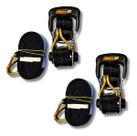 Kit Com 2 Conjuntos Cinta e Catraca 1500kg 35mm 40MM 4M J Preto Mave