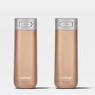Kit com 2 Copos Térmicos Luxe AUTOSEAL Chardonnay Contigo 473ml
