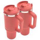 Kit com 2 Copos Térmicos Streeterville Coral Contigo 1,18L