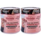 Kit com 2 Creme Pimenta Negra Elimina Estrias e Celulites