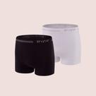 Kit Com 2 Cuecas Box Masculina Trifil Sem Costura Microfibra Lisa Básica Original