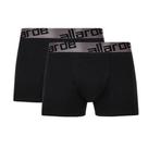 Kit com 2 Cuecas Boxer Allarde By Trifil QK5877/5877 Cotton - Pretas