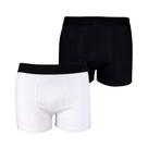 Kit com 2 Cuecas Boxer Box Try Basics Algodão Cotton Lisa Básica Casual Moda Masculina
