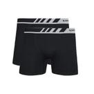 Kit com 2 Cuecas Boxer Lupo 671-002 Preto