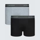 Kit com 2 Cuecas Boxer Lupo - Cinza/Preto