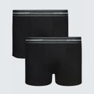 Kit com 2 Cuecas Boxer Lupo - Preto/Preto