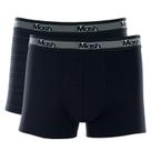 Kit com 2 Cuecas Boxer Mash 110.09 Preto/Preto