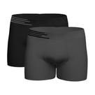 Kit Com 2 Cuecas Boxer Microfibra Up Underwear 436 Sortido