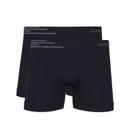 Kit Com 2 Cuecas Boxer Pretas Lupo 436-002 Kit Com 2 Cuecas Boxer Pretas Lupo 436-002