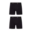 Kit com 2 Cuecas Boxer Trifil QE5326/5326 Cotton - Pretas