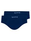 Kit com 2 Cuecas Slip Lupo 681-001