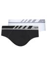Kit com 2 Cuecas Slip Lupo 691002 Colorido