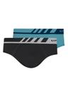 Kit com 2 Cuecas Slip Lupo 691002 Colorido