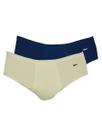 Kit com 2 Cuecas Slip Zorba com Abertura 172 Plus Size Colorido