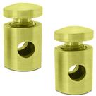 Kit Com 2 Desviador De Cabo Para Pendentes Lustre Dourado Kit Com 2 Desviador De Cabo Para Pendentes Lustre Dourado