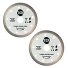Kit Com 2 Disco Para Makita De Corte Diamantado Porcelanato 110x10mm Kit Com 2 Disco Para Makita De Corte Diamantado Porcelanato 110x10mm
