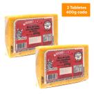 Kit com 2 Doces de Leite c/ Amendoim Tablete Doces Uai 400g