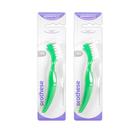 Kit com 2 Escovas para Prótese Dentária Powerdent Limpeza Profunda, Higiene Bucal e Cuidado com Dentaduras Kit com 2 Escovas para Prótese Dentária Powerdent Limpeza Profunda, Higiene Bucal e Cuidado com Dentaduras