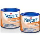 Kit com 2 Esparadrapo Impermeavel Nexcare Bege 25MM X 0,9M