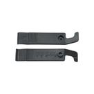 Kit com 2 espátulas Topeak 21/16 DX em nylon reforçado preto