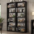 Kit com 2 Estantes Livreiro 6908 Preto