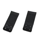 Kit com 2 extensores de Sutiã, Preto com Elástico. Kit com Extensor que aumenta largura do Soutien.