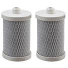 Kit com 2 Filtro Refil HDF 200 Carbon Block ROSCÁVEL Para Aquaplus 200, EF Polifil 200, Planeta Água Fit 200, Aqualar 3M AP 200 e outros