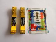 Kit Com 2 Fitas Métrica E Pacote Figurinhas Copa 2026