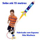 Kit com 2 Foguetes Apollo Flix Infantil Base de Lançamento Sobe até 15 Metros