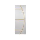 Kit com 2 Folhas de Porta Madeira Decorada 210x80cm Espessura 3,5cm Gaúcha Mgm
