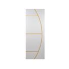 Kit com 2 Folhas de Porta Madeira Decorada 210x90cm Espessura 3,5cm Gaúcha Mgm