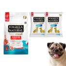 Kit Com 2 Fresh Meat 500g Fórmula Natural Ração para Cães Adultos Mini e Pequeno Sabor Cordeiro