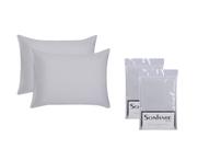 Kit com 2 Fronha com 180 fios -Sonhare Prata - Cor Prata Kit com 2 Fronha com 180 fios -Sonhare Prata - Cor Prata