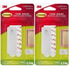 Kit com 2 Gancho para Quadros Command Branco Grande ATE 2,3KG 3M Kit com 2 Gancho para Quadros Command Branco Grande ATE 2,3KG 3M