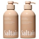 Kit com 2 Garrafas de Alumínio Saltair Santal Bloom para Sabonete Corporal