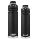 Kit com 2 Garrafas Térmicas FreeFlow AUTOSEAL Preta 1,2L e 709ml Coleman