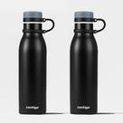 Kit com 2 Garrafas Térmicas Matterhorn Black Contigo 591ml Kit com 2 Garrafas Térmicas Matterhorn Black Contigo 591ml
