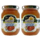 Kit com 2 Geleia Fina Artesanal Extra de Maçã com Gengibre 320g Fazenda Sonnenhof