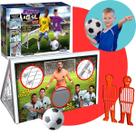 Kit Com 2 Gols De Futebol Bola E Bonecos Barreira Infantil ENVIO IMEDIATO
