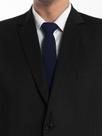 Kit com 2 gravatas azul marinho oxford