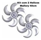 Kit Com 2 Helices Mallory 40cm Cinza
