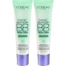 Kit com 2 Hidratantes Faciais BB Cream L'Oréal Magic Skin Beautifier 30ml